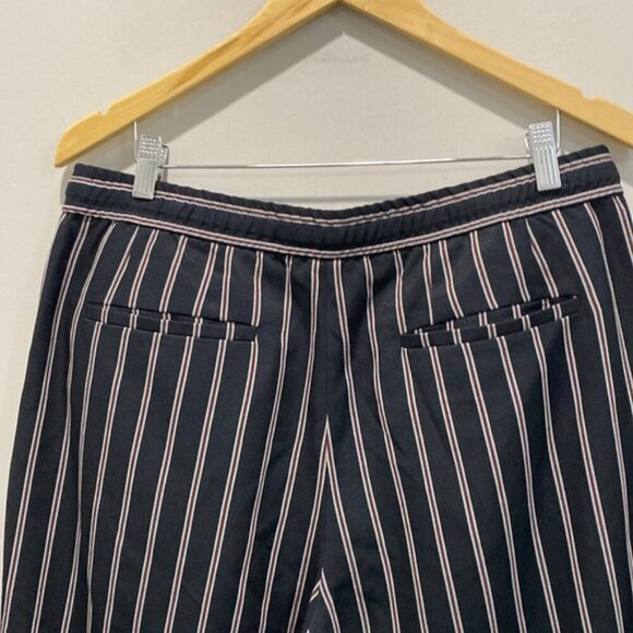 Loom Relax Fit Pants Black stripes slacks Size 36 - Picture 7 of 13